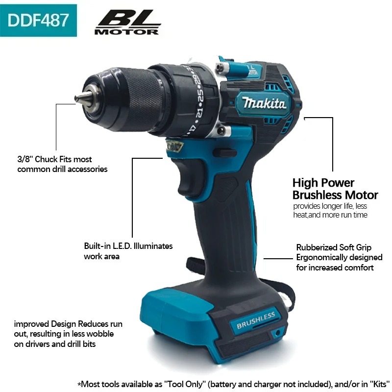 2026 Originale Makita DDF487 1 - Makita Drill Ddf484 recensione e prezzo