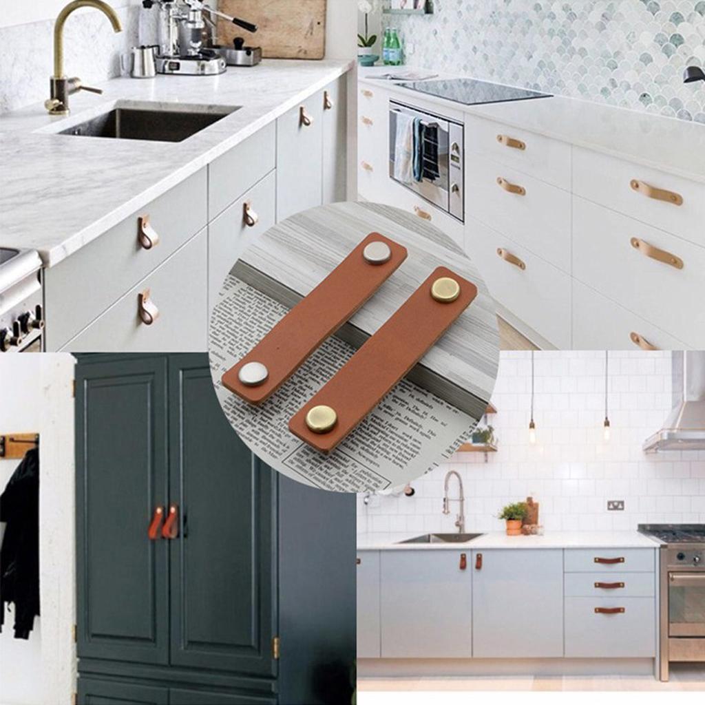 Maniglia per mobili in pelle f - Cabinet Handle Pull recensione e prezzo