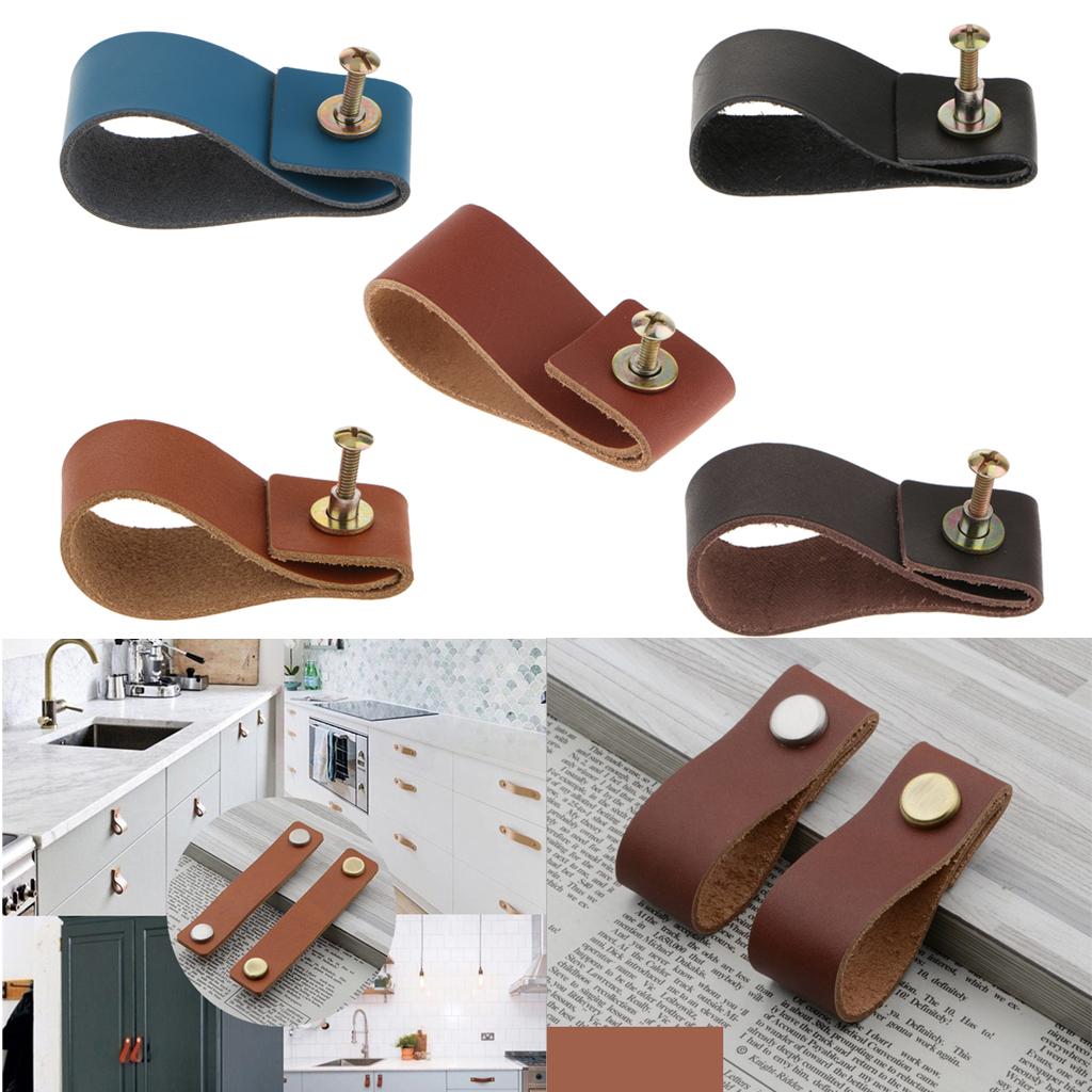 Maniglie per cassetti in pelle - Cabinet Handle Pull recensione e prezzo
