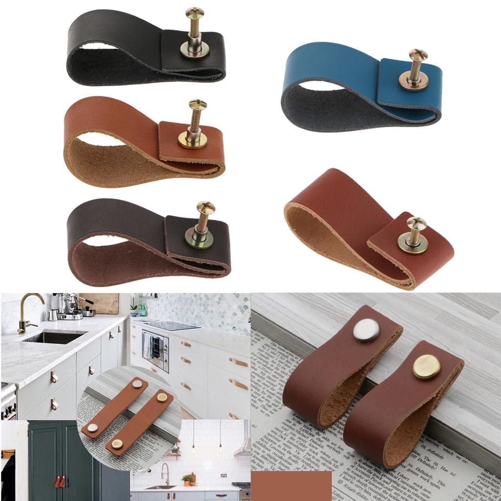 Maniglie per cassetti in pelle - Cabinet Handle Pull recensione e prezzo